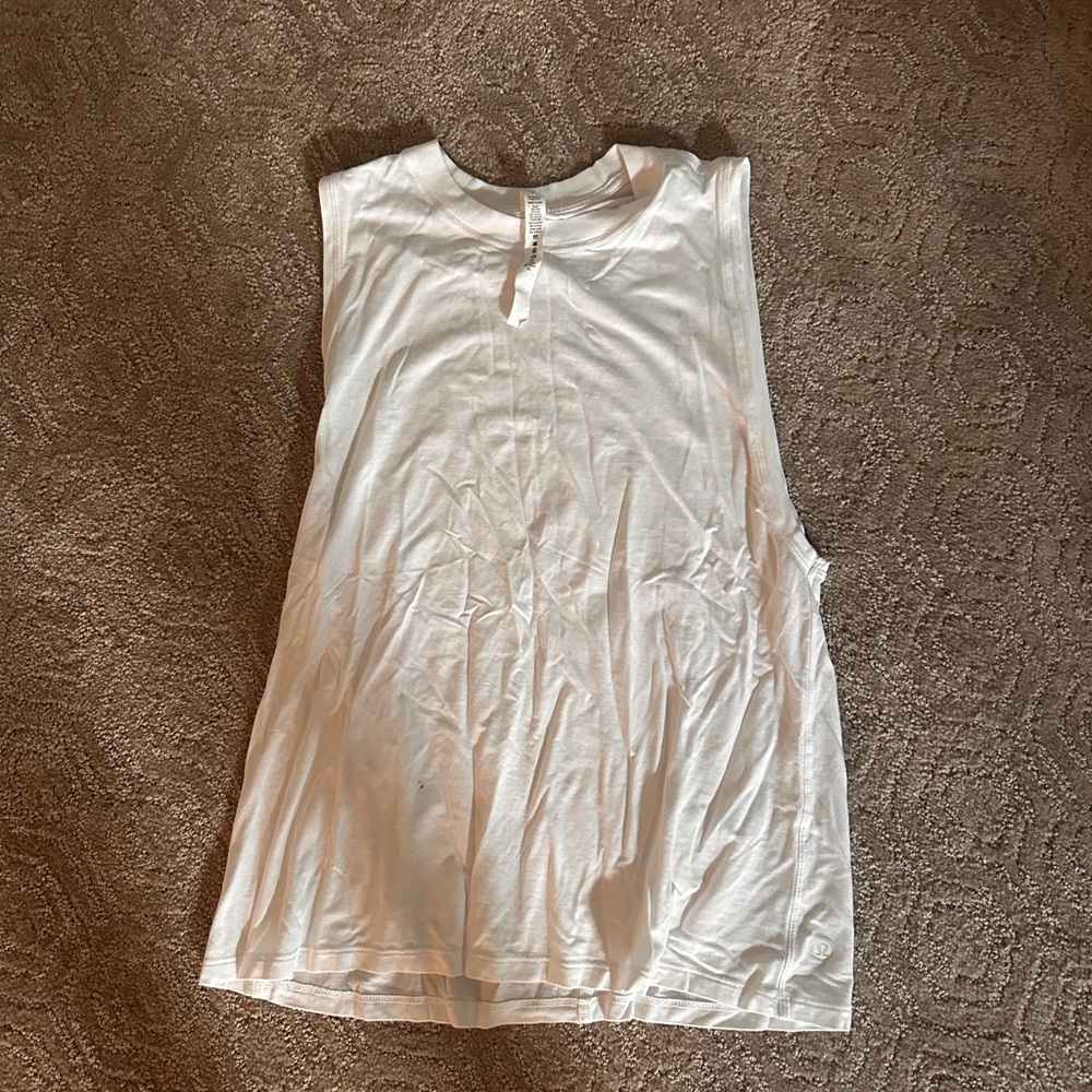 White Lululemon tank brand new condition